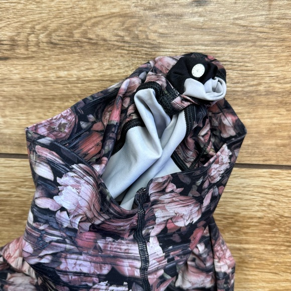 Lululemon Wunder Under Hi-Rise Leggings Size 4 Nulux Peony Floral Multi Stretch - Picture 14 of 16
